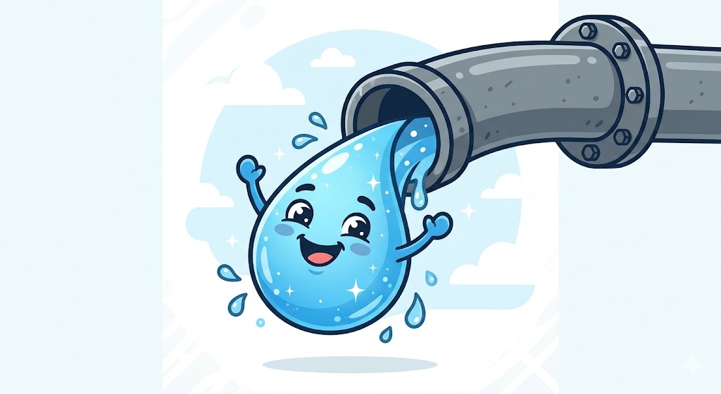 Water damage restoration — flooded interior